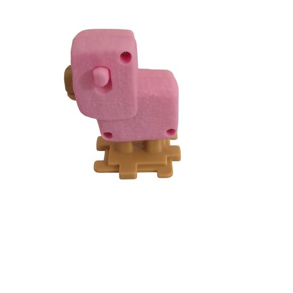 McDonald's Happy Meal Toy Minecraft Pink Sheep - Picture 3 of 6